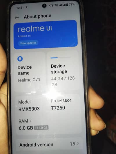 realme c71 new 10by 10 condition Exchange possible