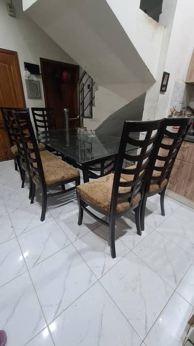 DINING TABLE SET 6 SEATER