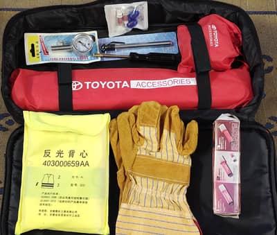 Toyota Car Emergency Safety Kit – 9 Items Complete Set