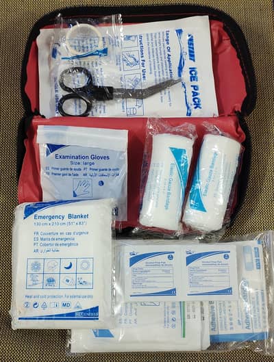 Car / Travel Emergency First Aid Kit – Complete Medical Safety Kit