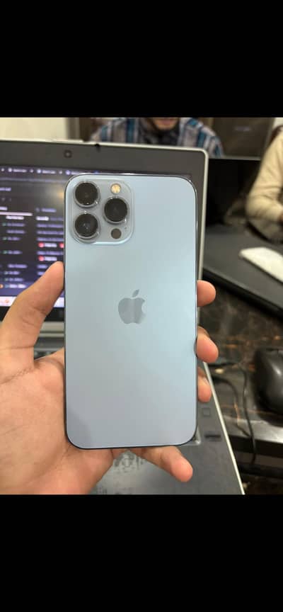 Iphone 13 pro max with box new condition 10/10 waterpack non PTA