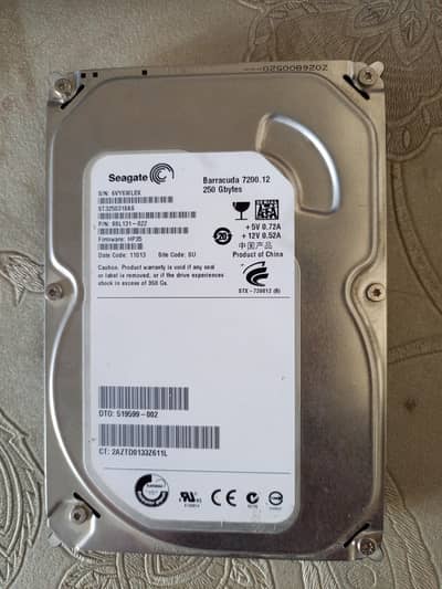 Seagate hard drive 250 GB