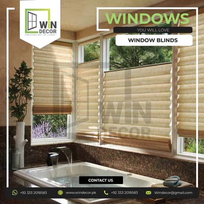 Imported Window Blinds & PVC Shutter Partitions – Home & Office!