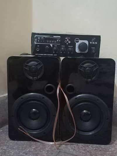 Full Bass Sound with Amplifier. . .