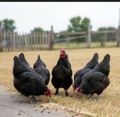 Pure Black Australorp Eggs Available .
