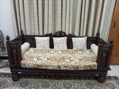 Wooden Dining Sofa Set for Sale in Pakistan - Hand Carved, Sturdy, 70