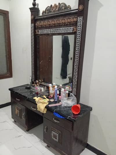 used mirror table