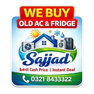 OLD AC & FRIDGE BUYERS Instant Cash Payment