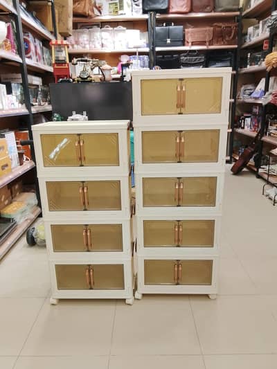 foldable 4 pcs and 5 pcs wardrobes