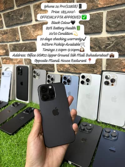 Iphone 14 pro PTA 128gb