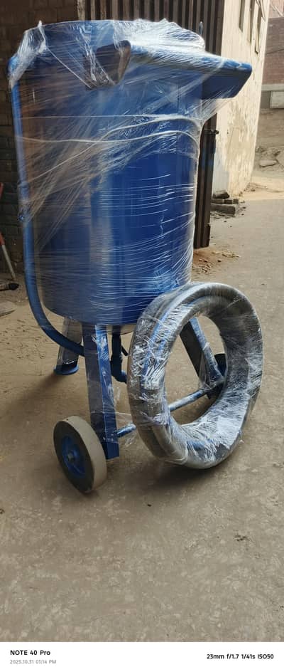 sand blast machine hoppar