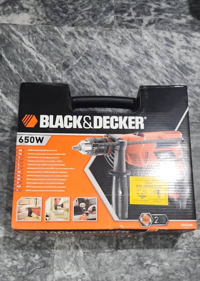 Black & Decker 650W Hammer Drill