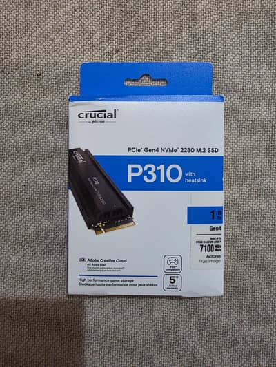 Crucial P310 1TB NVME WITH HEATSNIK