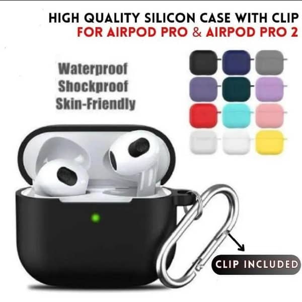 Premium Airpods_pro 2 protective Silicon case/cover Extra Protection for your Airpods | Airpods Pro
