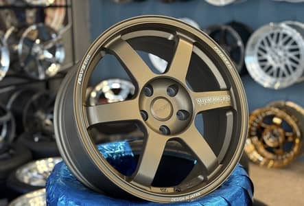 Rays Golden Matt Finish Rims 17"