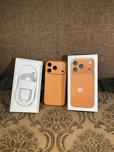 iPhone 17 pro with complete box and original charger