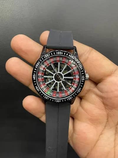 Quartz Watch 360 Rotating Dial Casual