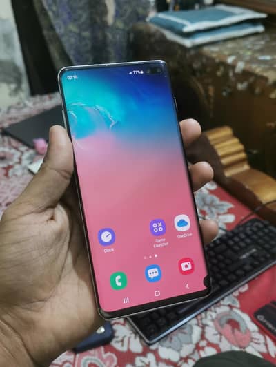 Samsung S10 Plus Single Sim PTA 8by128gb Back Minor Break