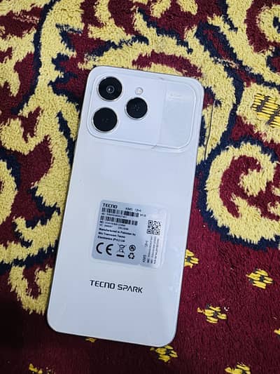 Tecno Spark 40 White | PTA Approved | 1 Month Used | With Box