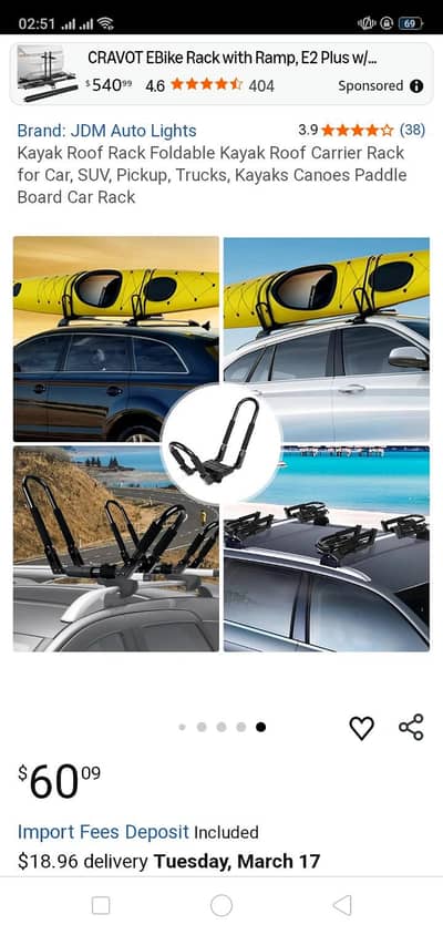 Car roof rack