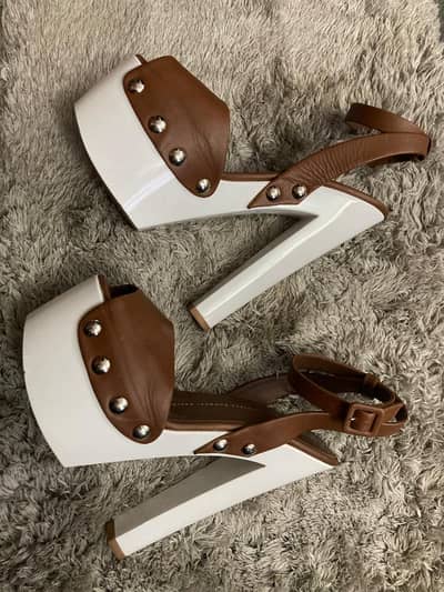 Original Giuseppe Zanotti Italian Leather Stilettos | Platfrom Heels
