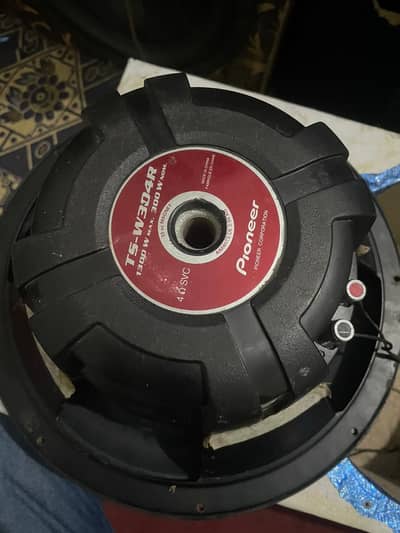 pioneer basser subwoofer woofer amplifier