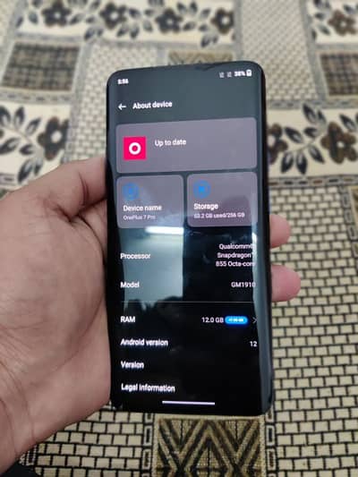 Oneplus7 pro 12 gb 256 gb
