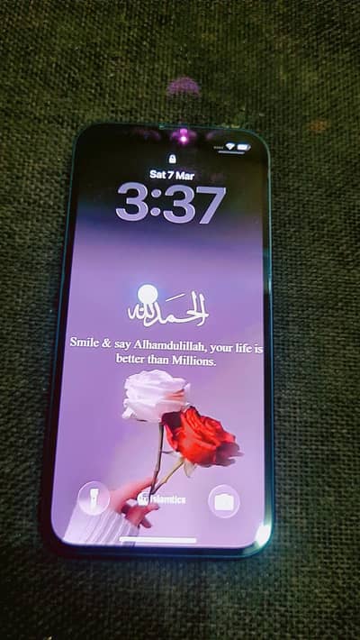 I phone 14 with box and charging cable