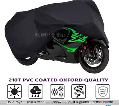 Motorcycle Bike Cover Waterproof & Dustproof  Double Coated Anti-Scr