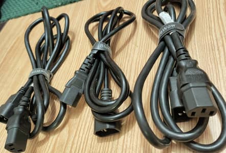 DEAL PRICE. . . GENUINE VOLTRONICS MALE-TO-FEMALE PC POWER CORDS (10PCS)