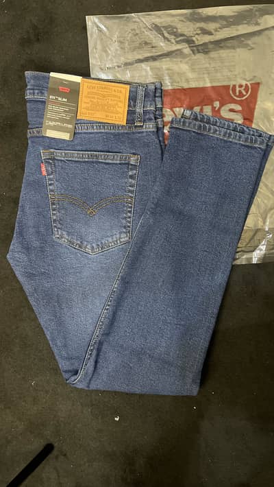 Levi’s 511 Slim Fit Blue Denim Jeans W34 L32 Men’s New With Tags