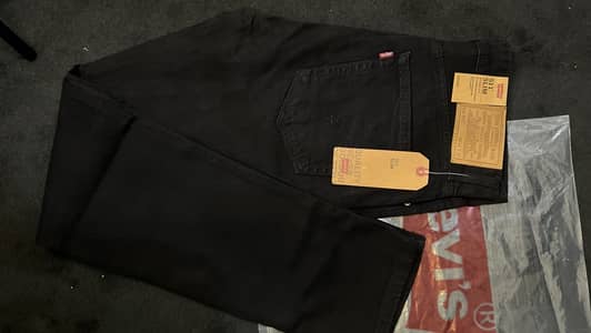 Levi's 511 Slim Fit Black Denim Jeans W34 L32 Men’s New With Tags