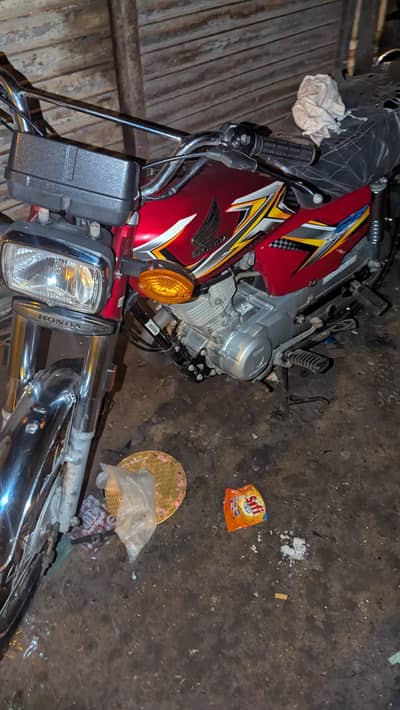 Honda cg 125 2025 modal  zero