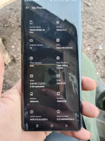 Tecno spark 20 pro plus 8/256