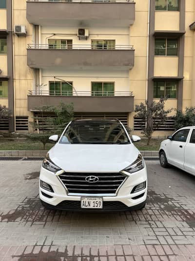 2022 Hyundai Tucson GLS Sport FWD A/T – Polar White