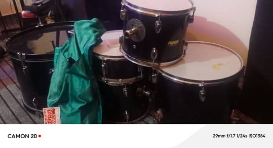 premier Acoustic Drum kit excellent condition