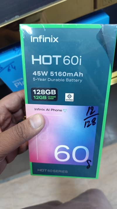 INFINIX HOT 60I 6/128 ALL COLORS AVAILABLE HERE