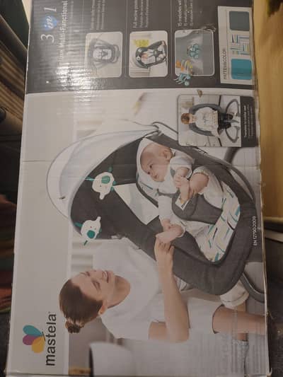 3 In 1 Deluxe Multi Functional Bassinet Electric baby Swing