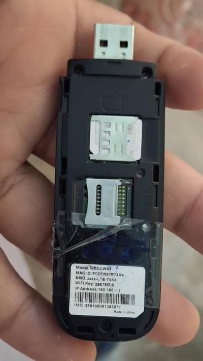 Jazz Super 4G Device All sim Supported