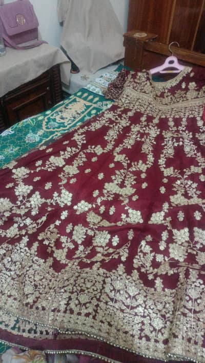 frock with full embroidery