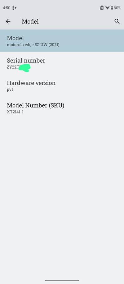 Motorola edge 2021 5g uw official pta approved