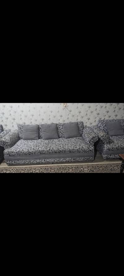 5 seater sofa set grey
