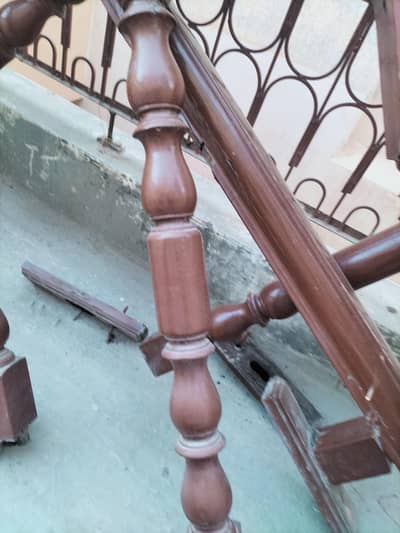 stairs wood railling/ grill - Lakari ki grill/railling