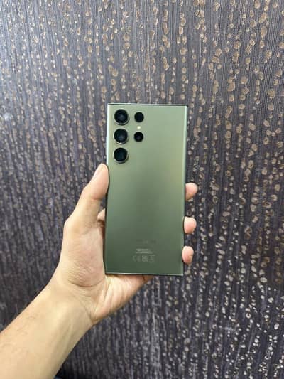 Samsung s23 ultra with box 12/512 green limited edition mint condition