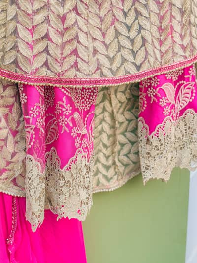 Short frock with trouser