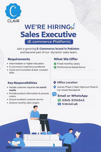 Sales Executive – E-commerce Brand