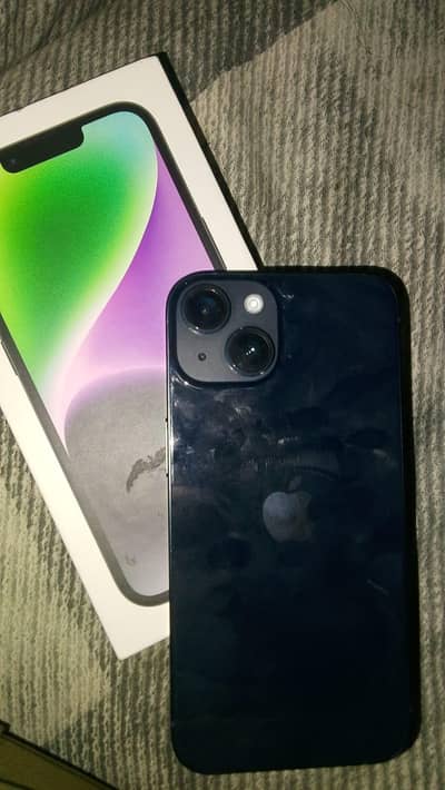 iphone 14 (Nonpta) Jv 128Gb waterpack  with box