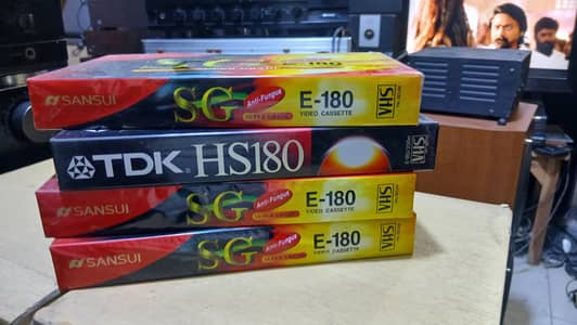 VHS VIDEO CASSETTES