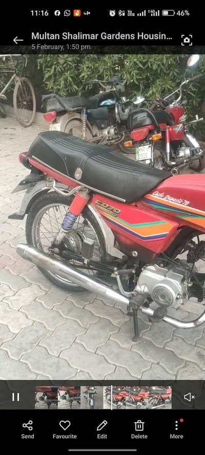 CD70 achi bike ha abhi new bnai ha