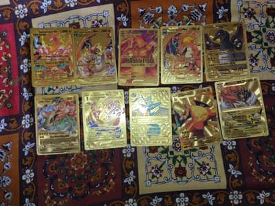 Golden Pokémon cards